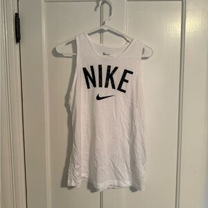Nike White Sleeveless Top